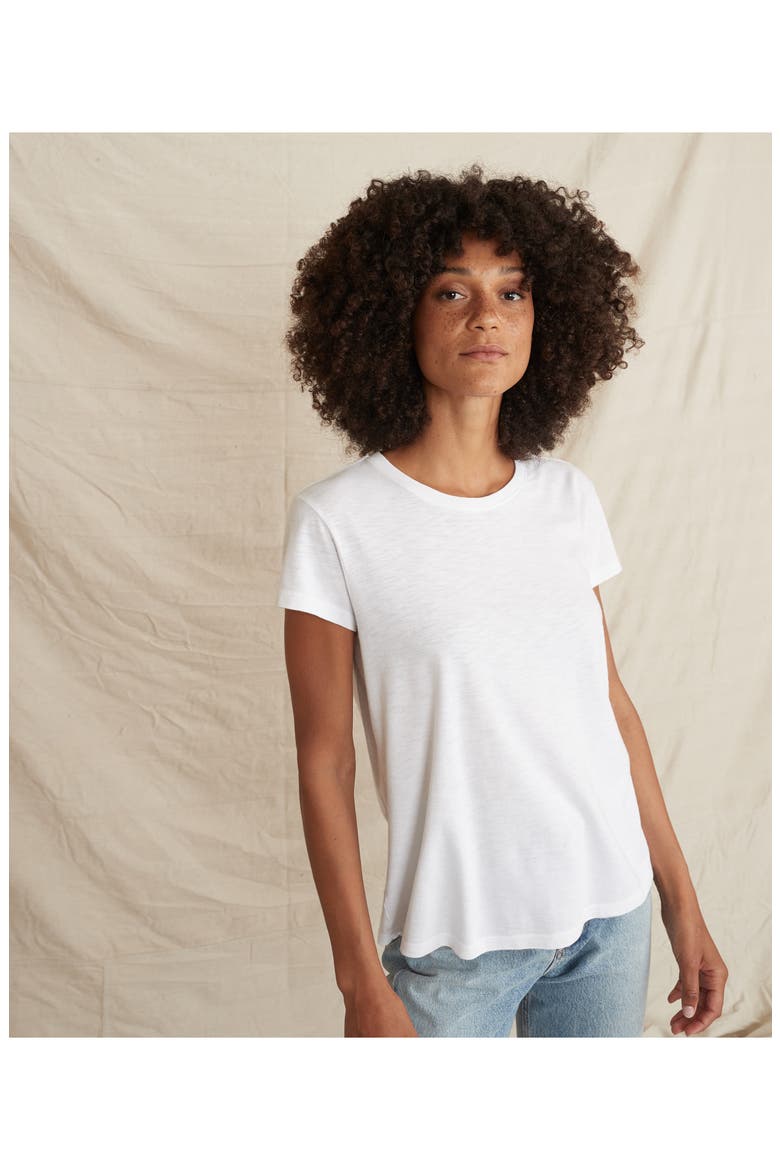 Swing Crewneck T-Shirt, Alternate, color, WHITE