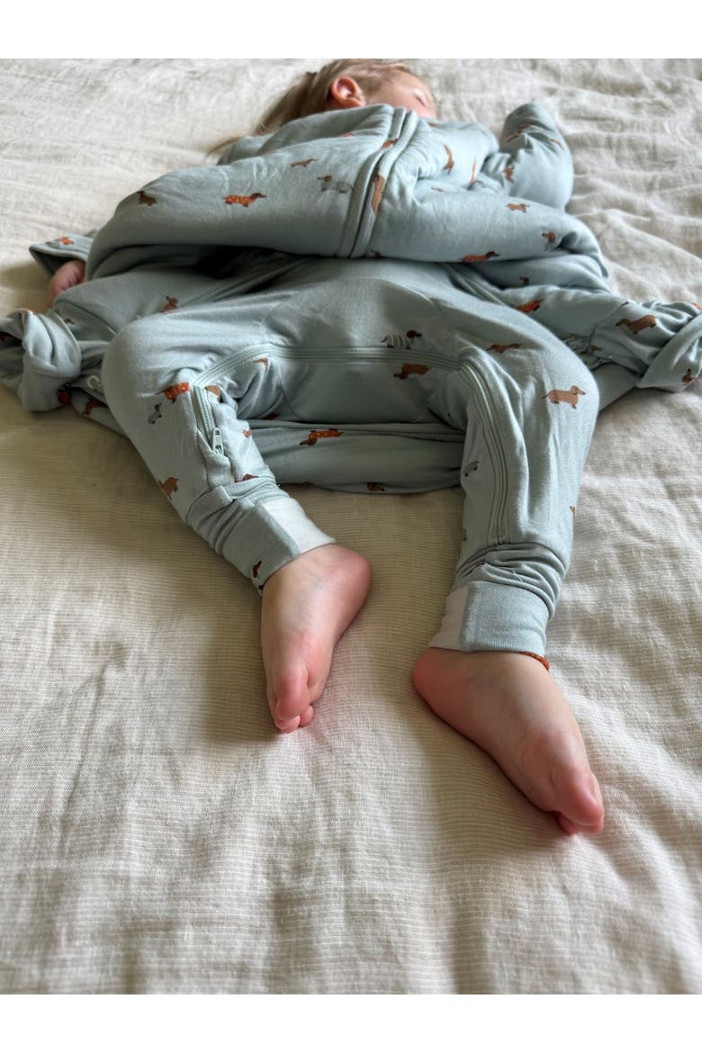 Long Sleeve Footie Sleep Bag, 1.0 TOG - Baby, Alternate, color, Woof
