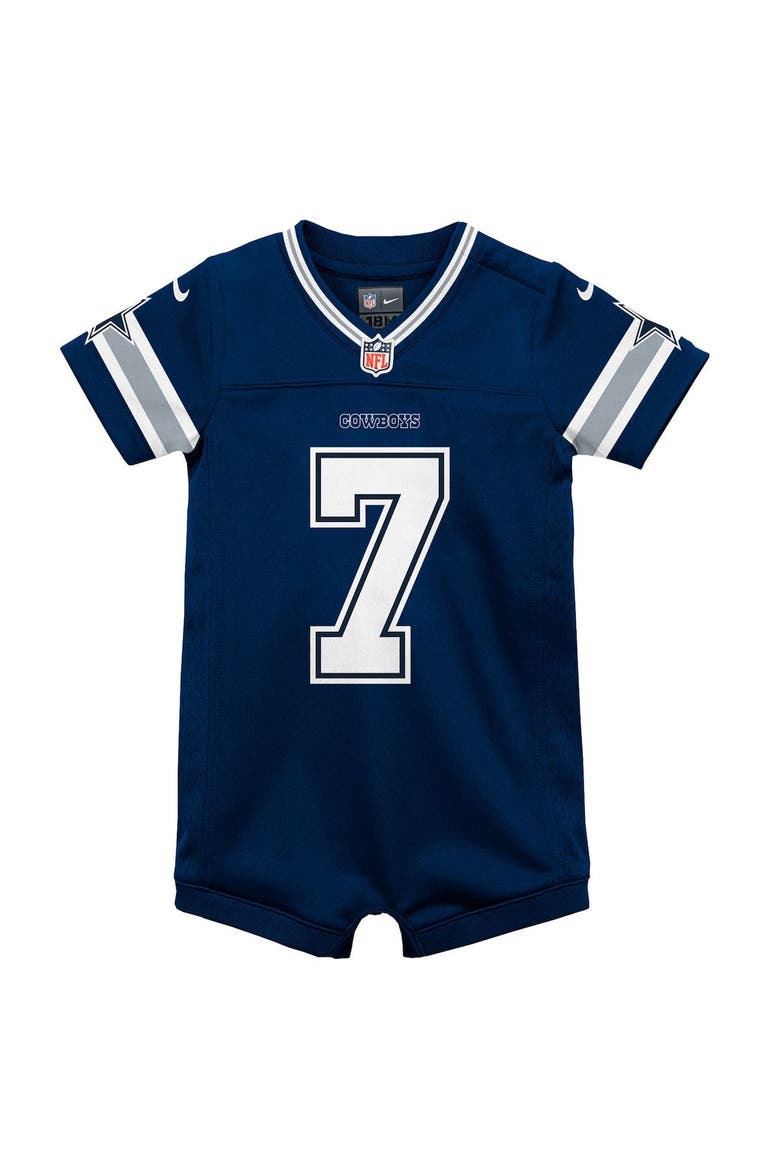 Infant Nike Trevon Diggs Navy Dallas Cowboys Game Romper Jersey, Alternate, color, Navy