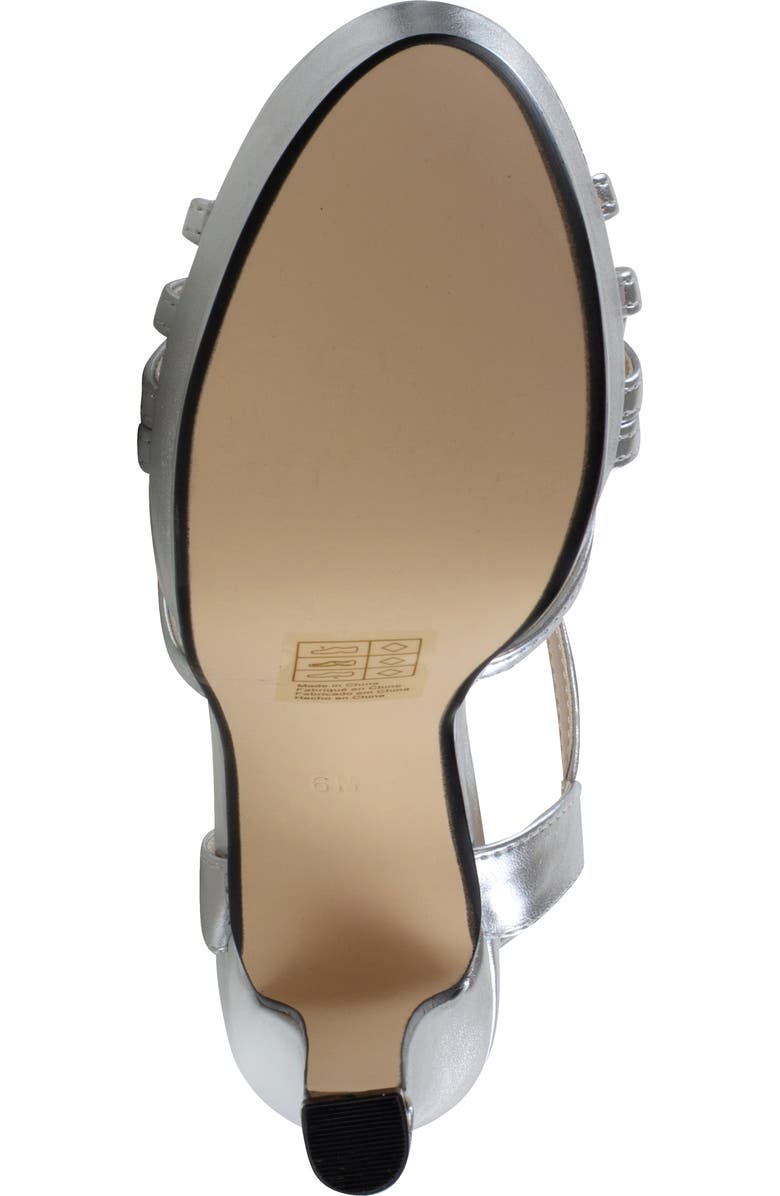Touch Ups Wren Platform Sandal, Alternate, color, Silver