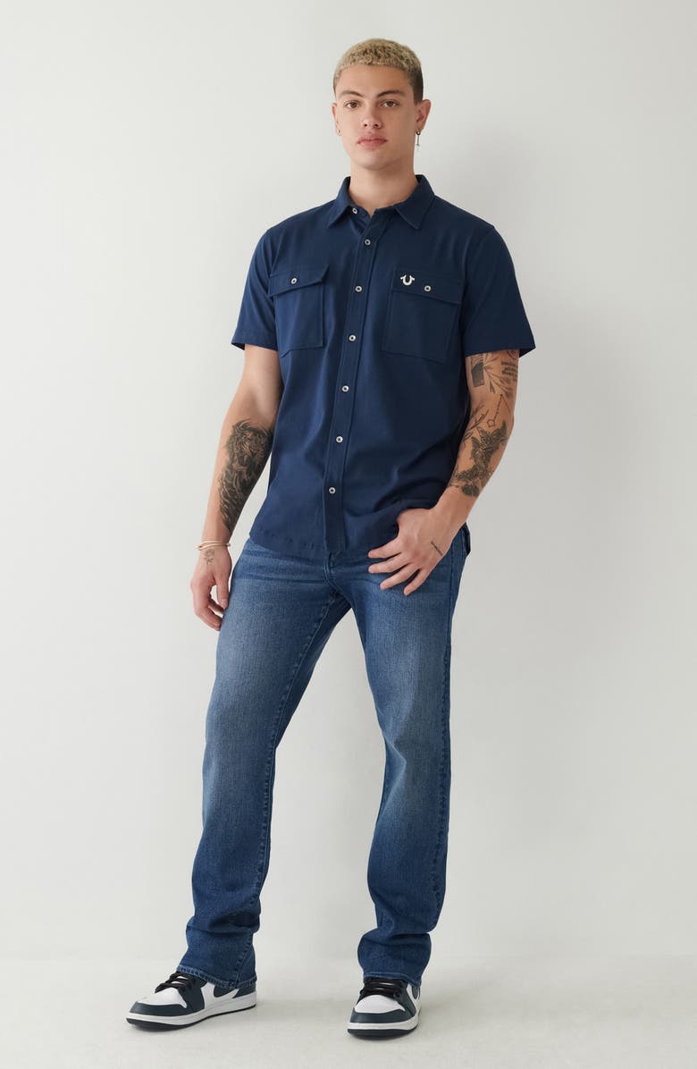 True Religion Ricky Straight Leg Jeans, Alternate, color, 