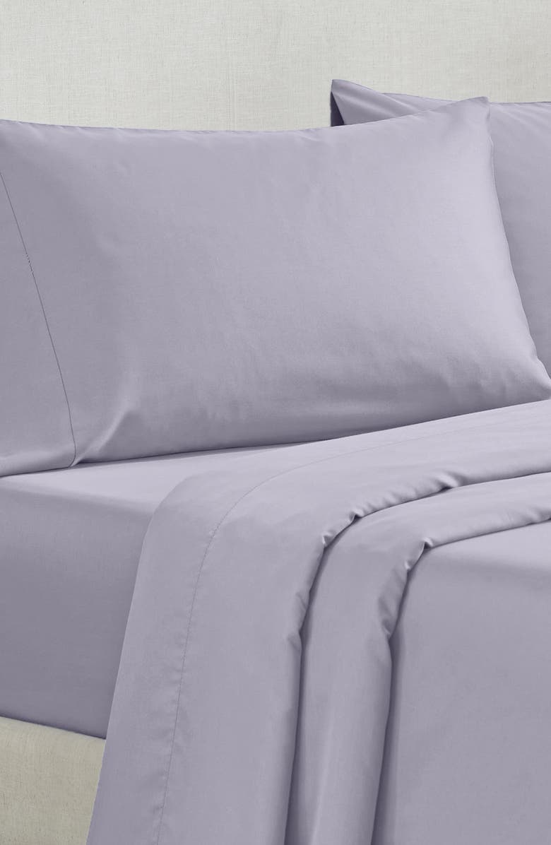 CALIFORNIA DESIGN DEN Grand Indulgence 1000 Thread Count 100% Cotton Sateen Sheet Set, Alternate, color, Lavender Grey