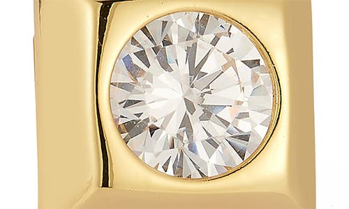 Chloe & Madison Chloe And Madison Cubic Zirconia Stud Earrings In Gold