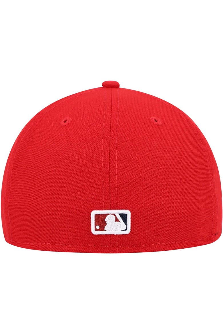 Men's New Era Red Washington Nationals 9/11 Memorial Side Patch 59FIFTY Fitted Hat, Alternate, color, Red