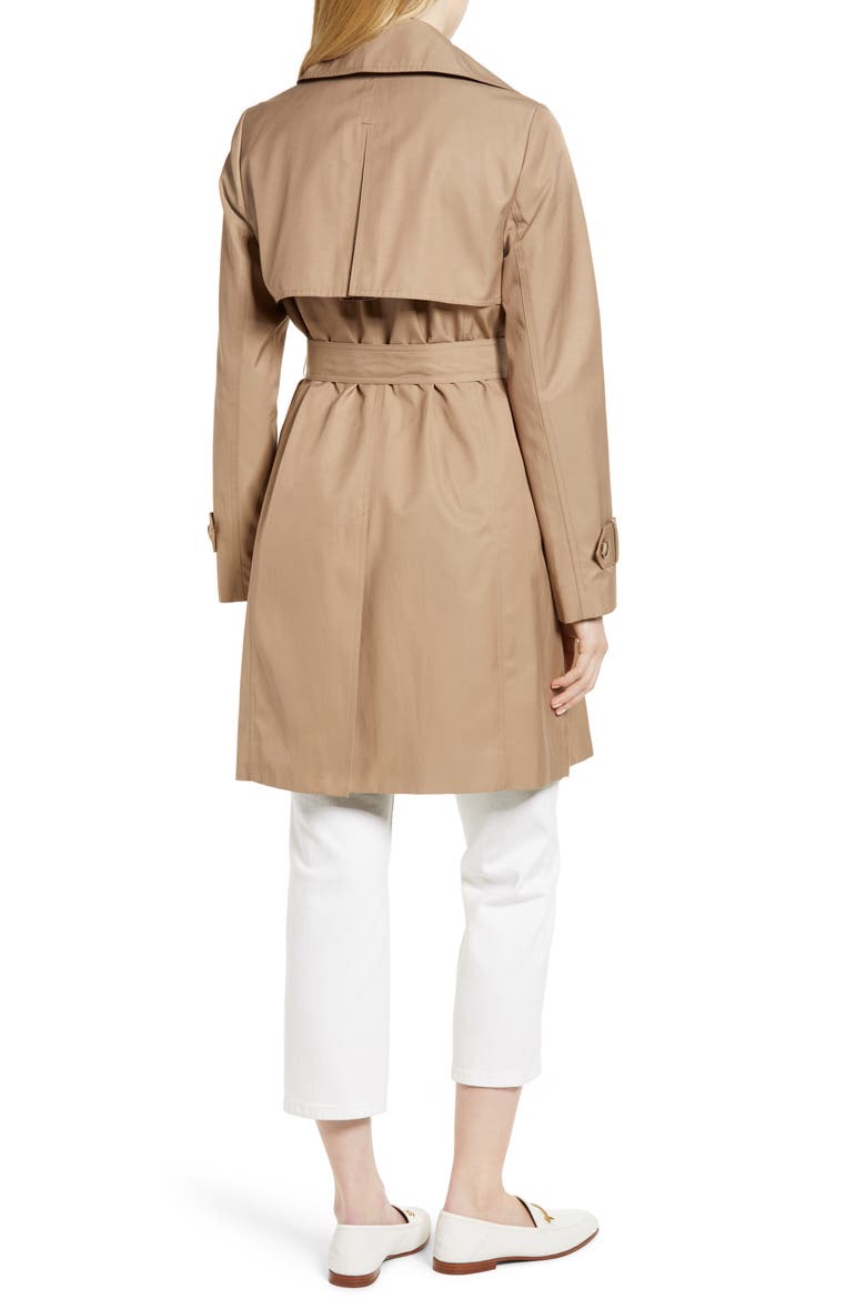 Midi Trench Coat, Alternate, color, KHAKI