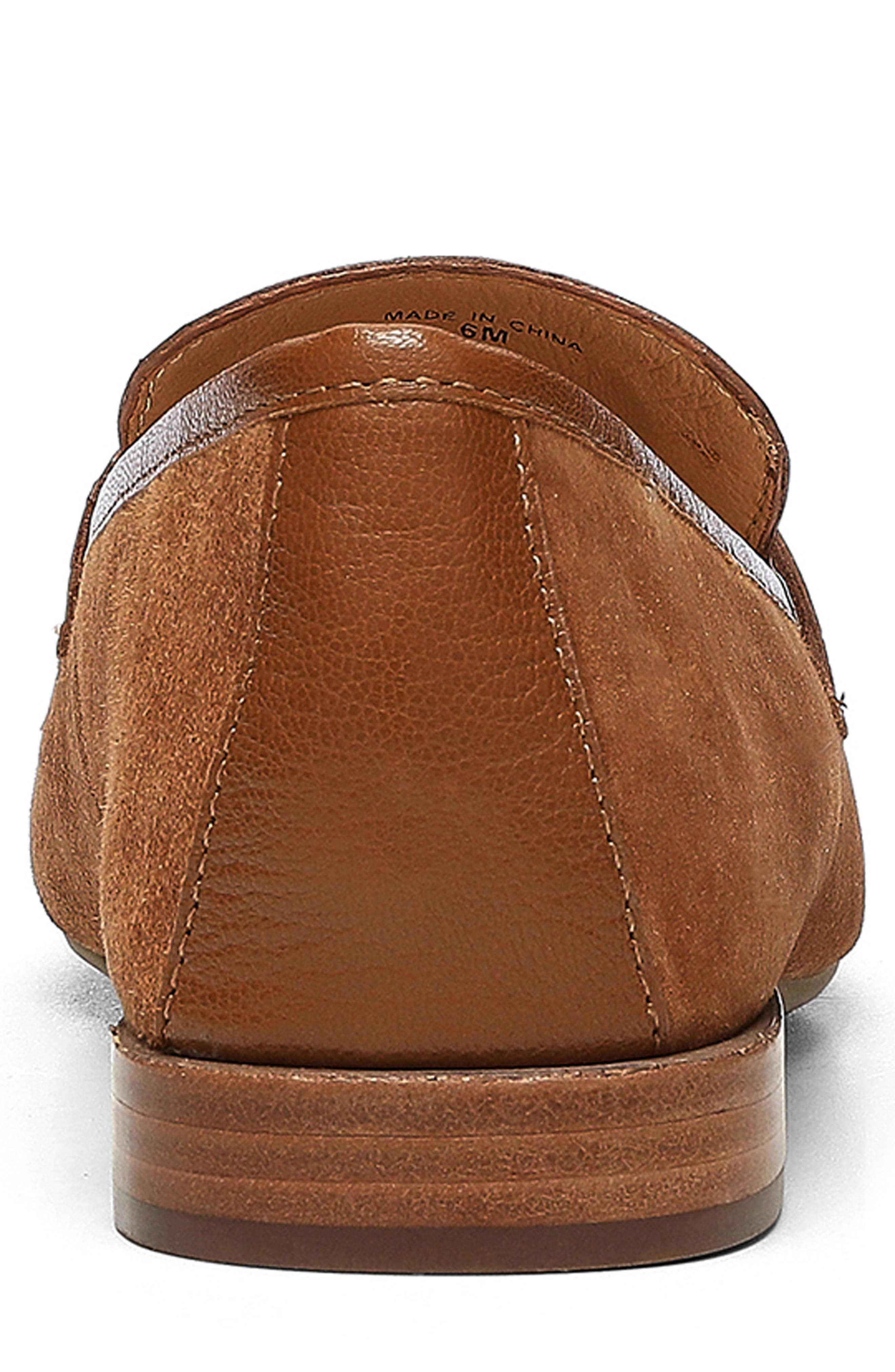 Bel Studded Loafer, Alternate, color, SADDLE