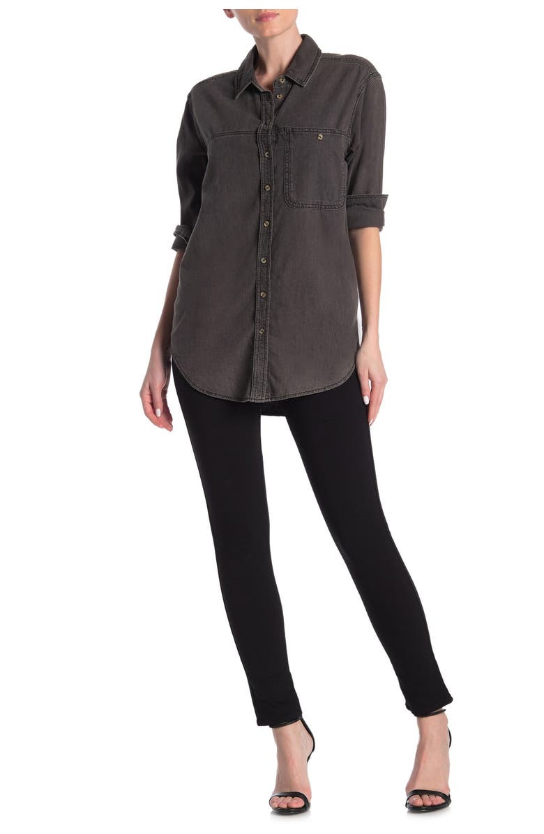 JEN7 by 7 For All Mankind Five Pocket Skinny Ponte Pants, Main, color, 