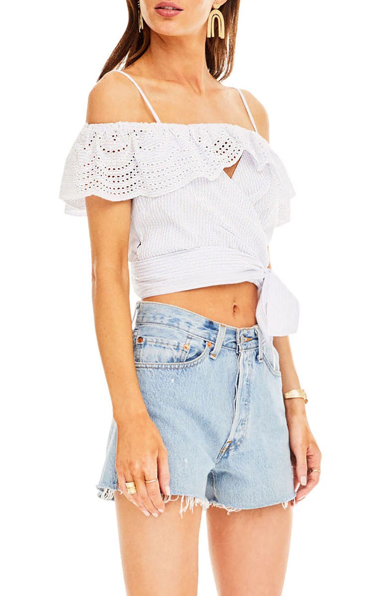 ASTR the Label Virgie Cold Shoulder Top, Alternate, color, 