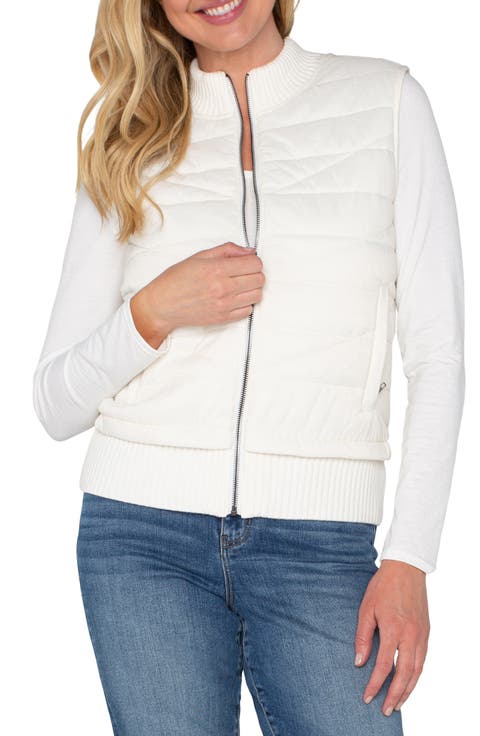 Mixed Media Vest (Petite)