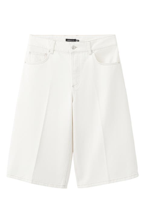 Denim Bermuda Shorts