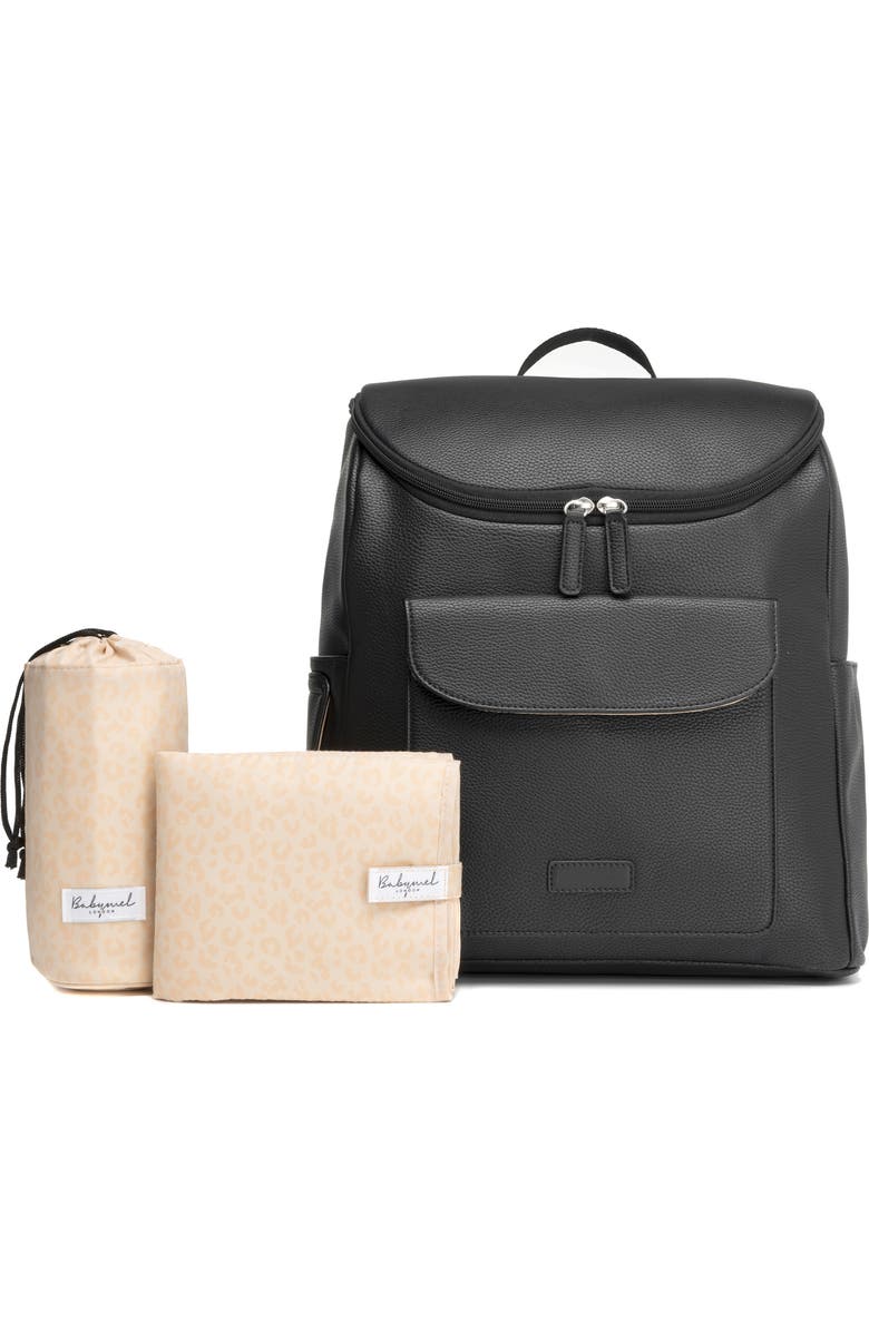 Babymel Lennox Convertible Faux Leather Diaper Bag, Alternate, color,