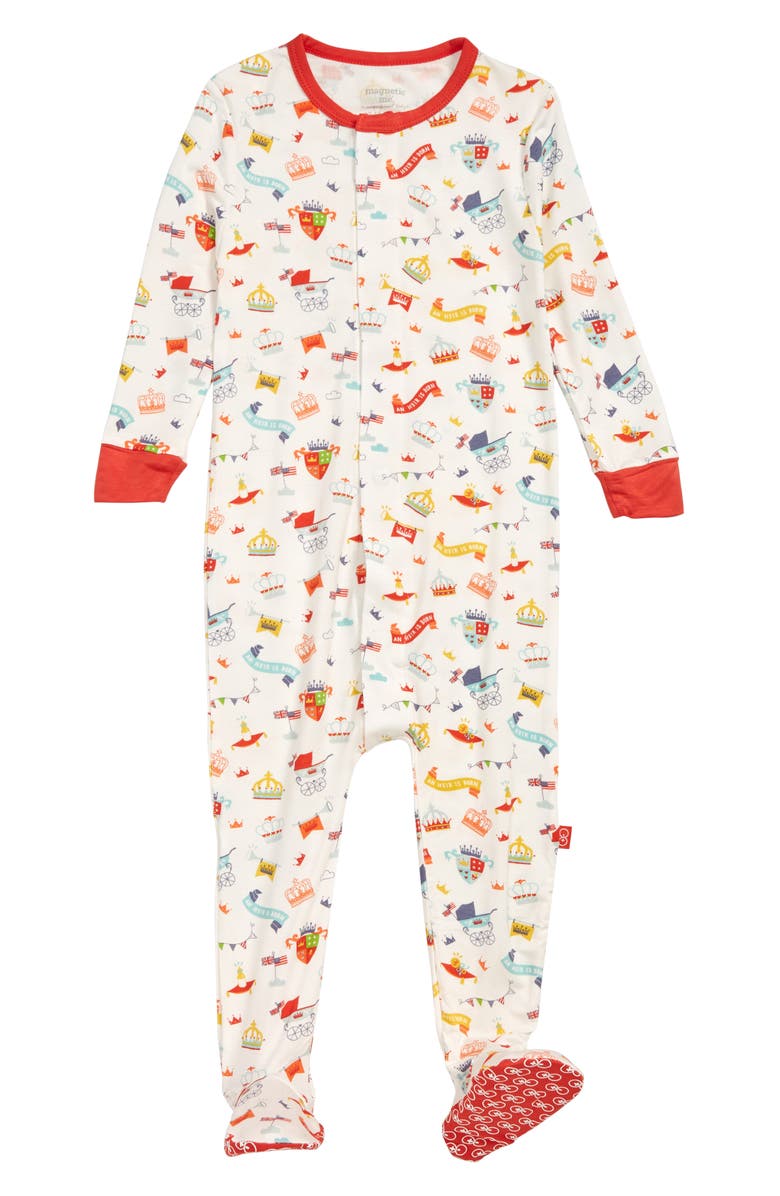 Magnetic Me An Heir Is Born Footie, Main, color, 