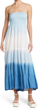 BOHO ME Ombre Tiered Maxi Dress