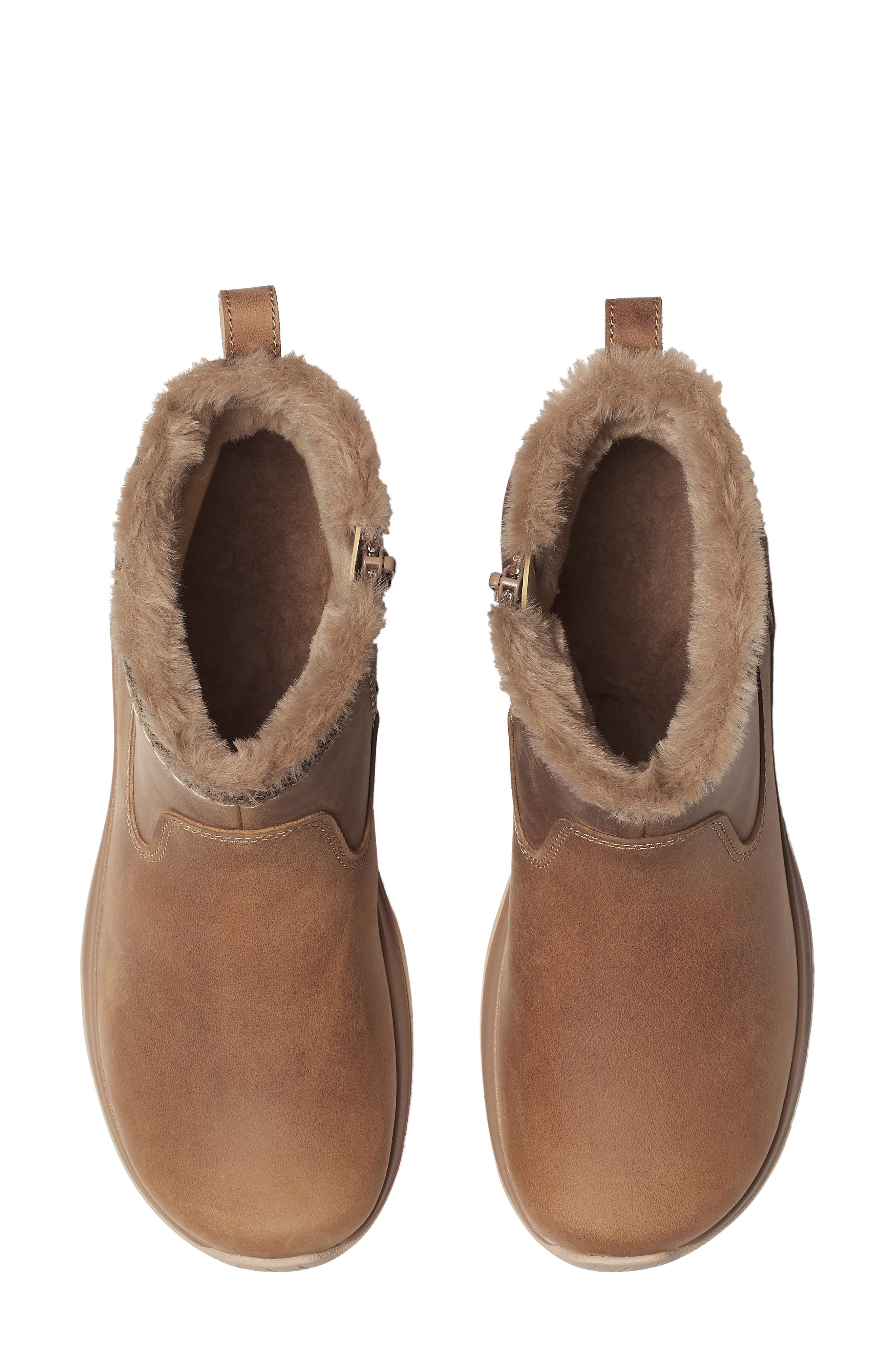 Merrell Encore Ice 5 Faux Fur Trim Waterproof Bootie, Alternate, color, Hazel