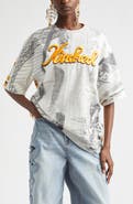 Zimmermann Alchemy Oversize Embroidered Cotton Graphic T-Shirt