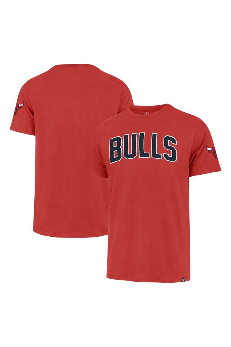 Men's '47 Red Chicago Bulls Franklin Fieldhouse T-Shirt, Alternate, color, Red
