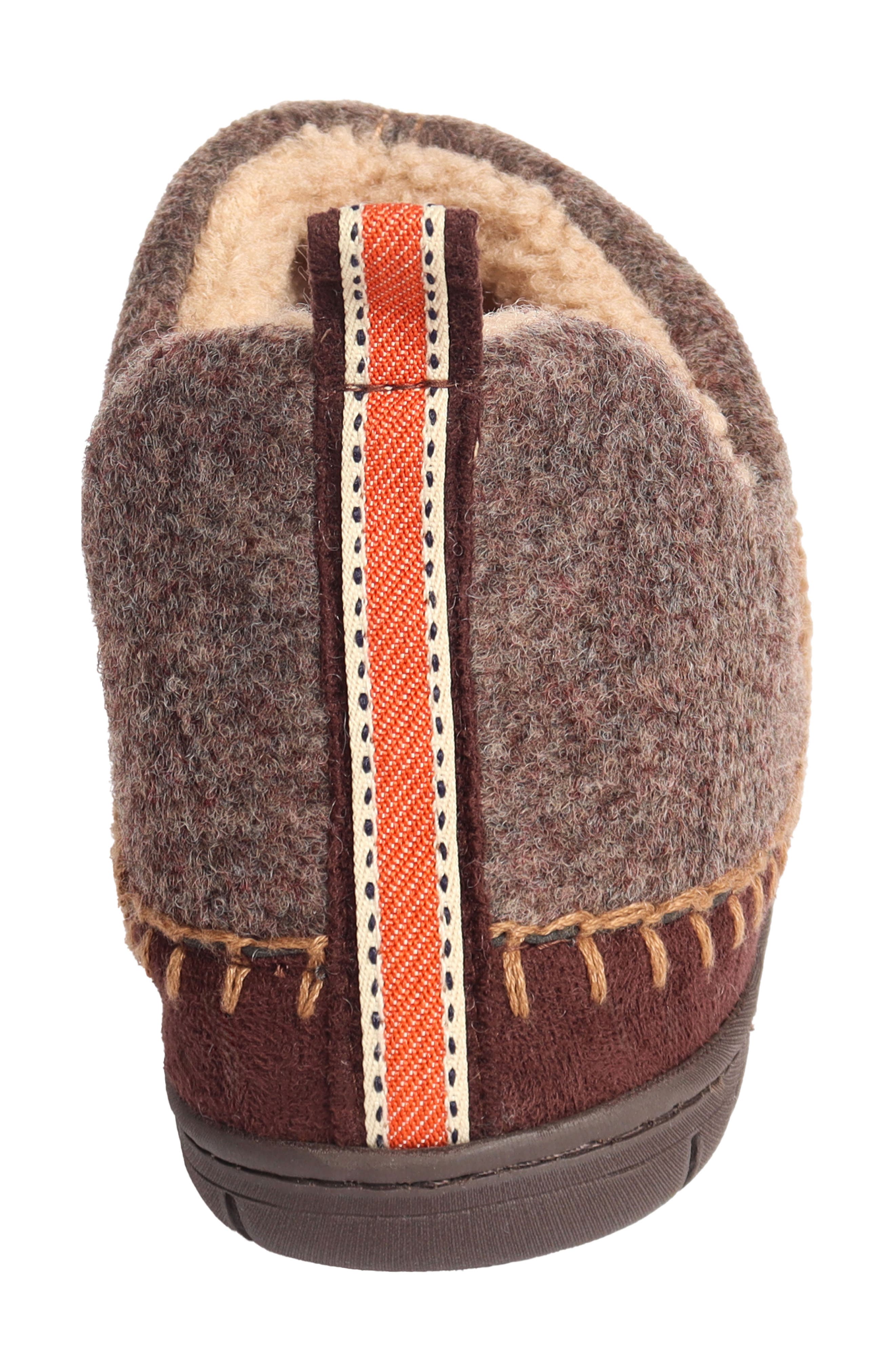 WEATHERPROOF VINTAGE Felted Faux Shearling Lined Bootie Slipper, Alternate, color, 