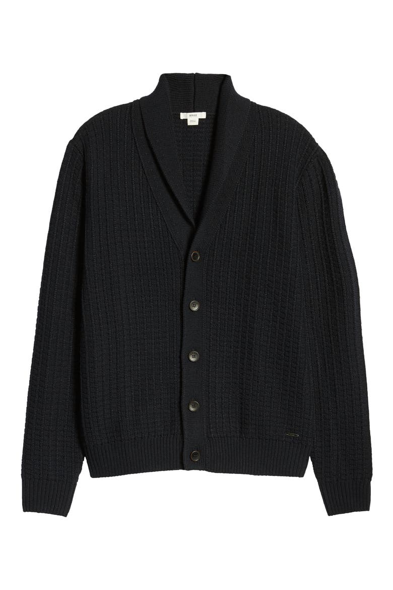 James Shawl Collar Cardigan, Alternate, color, NAVY