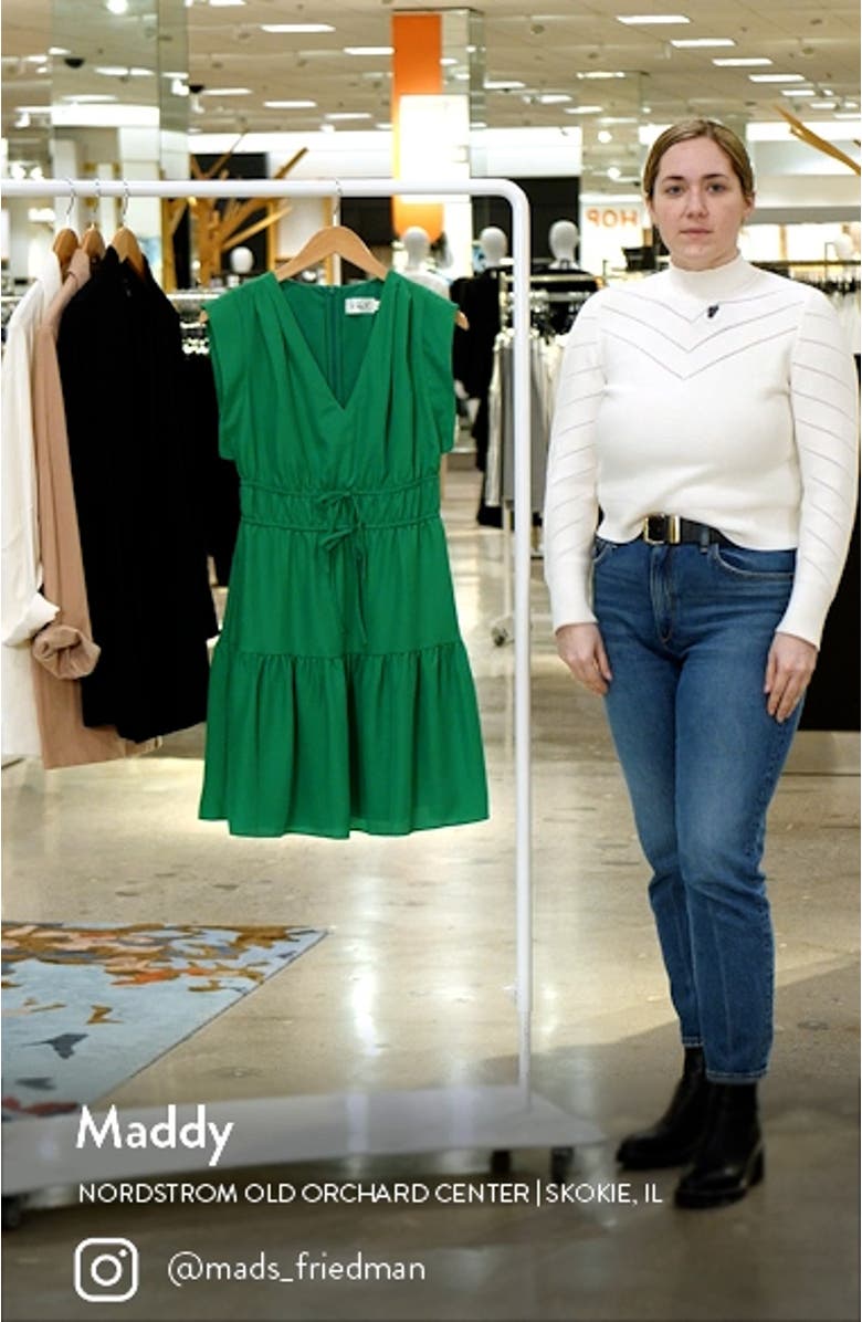 Obi Gathered Tie Waist Dress, sales video thumbnail