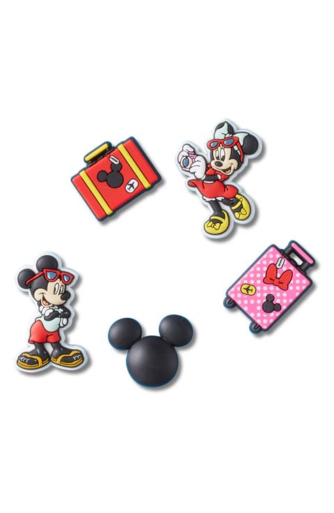 Assorted 5-Pack Disney Mickey Mouse Vacation Jibbitz™ Shoe Charms