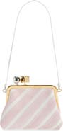 Jacquemus Le Berlingot Stripe Leather Frame Shoulder Bag