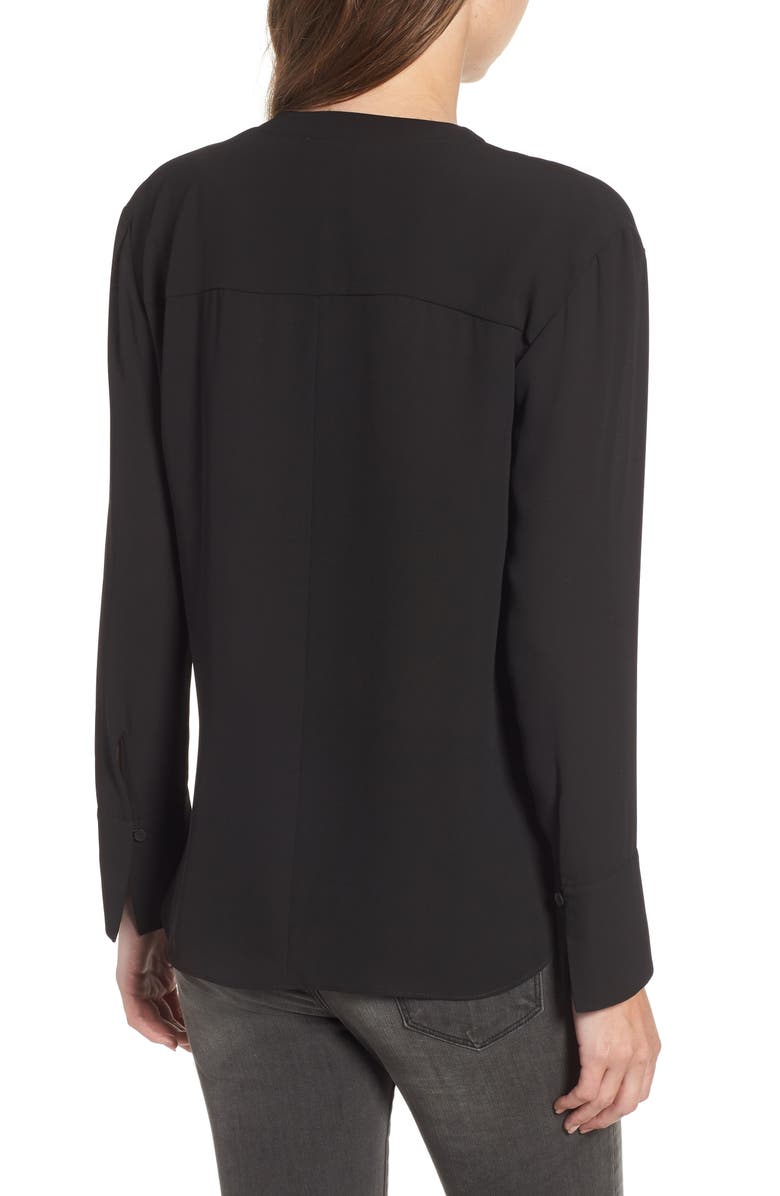 Chelsea28 Drape Front Top, Alternate, color,