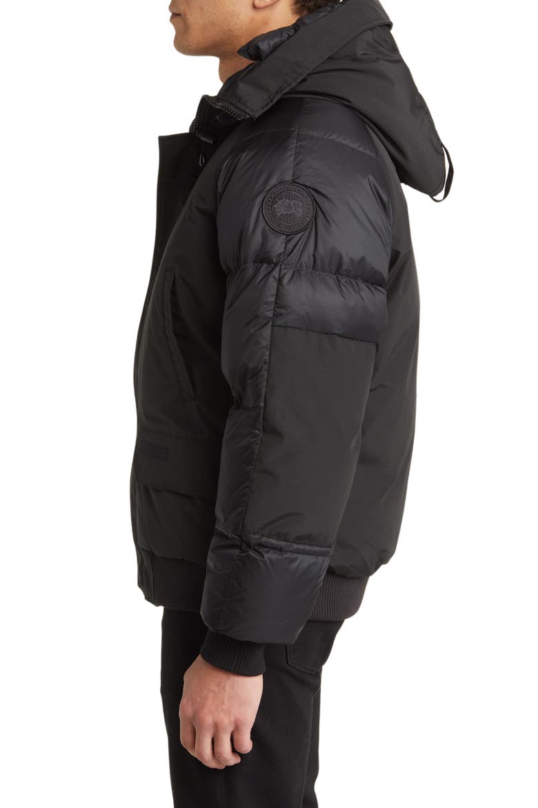 Paradigm Chilliwack Black Label 625 Fill Power Down Bomber Jacket, Alternate, color, BLACK