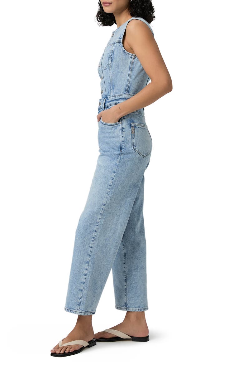 Cirie Ankle Denim Jumpsuit, Alternate, color, MEZZA