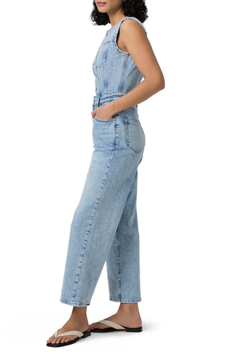 PAIGE Cirie Ankle Denim Jumpsuit, Alternate, color, 