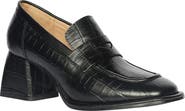 SAINT G Viviana Croc Embossed Pump