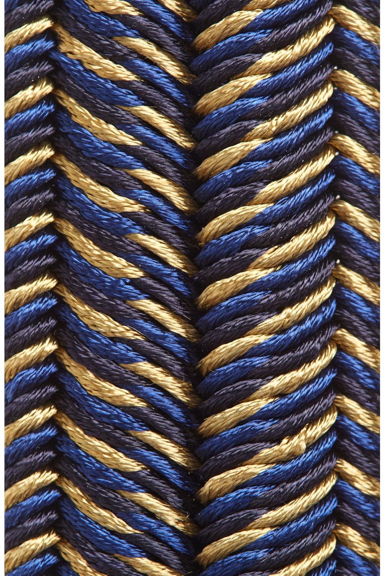Herringbone Woven Belt, Alternate, color, NAVY/ KHAKI