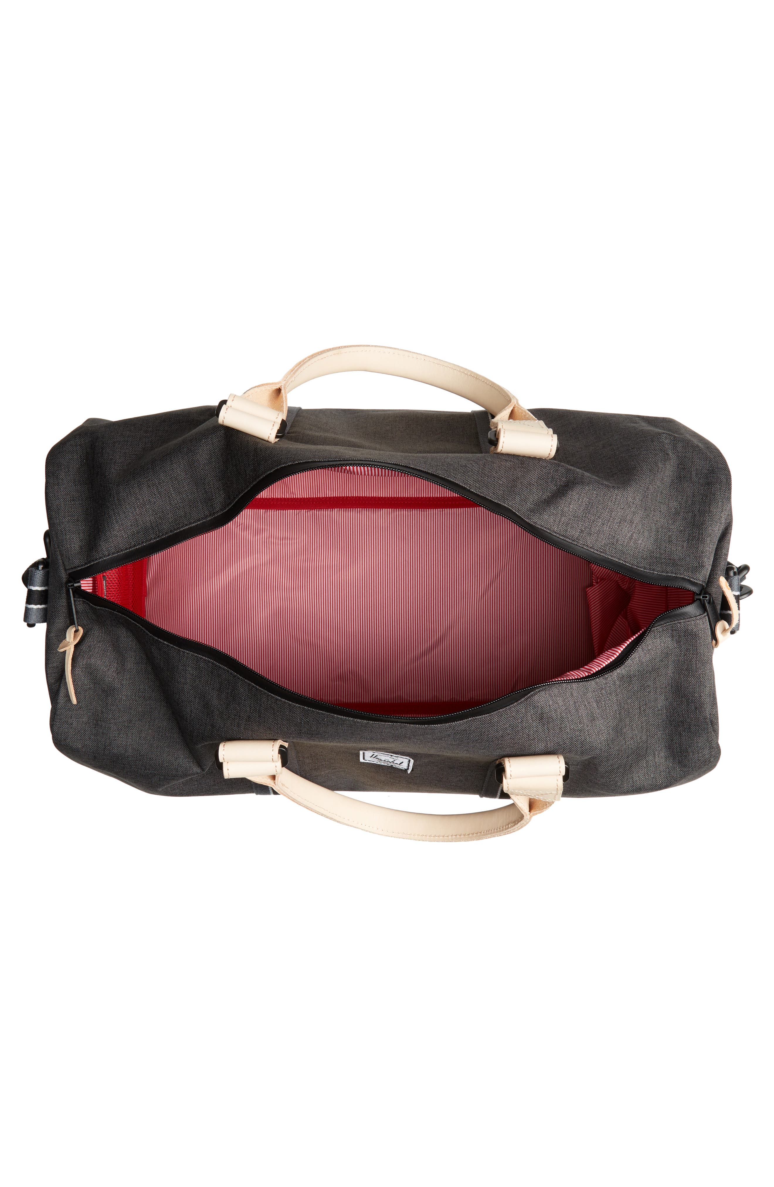 Herschel Supply Co. Novel Offset Denim Duffel Bag, Alternate, color, 