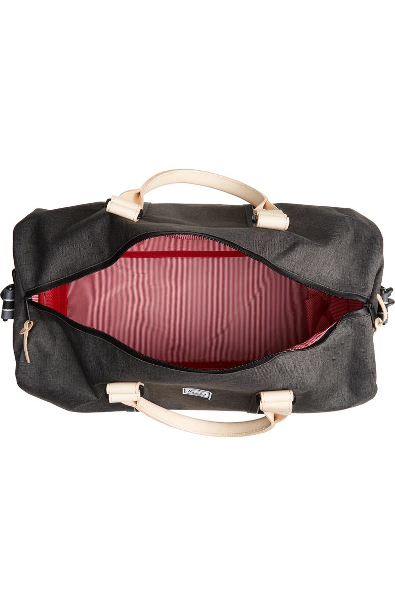 Herschel Supply Co. Novel Offset Denim Duffel Bag, Alternate, color,
