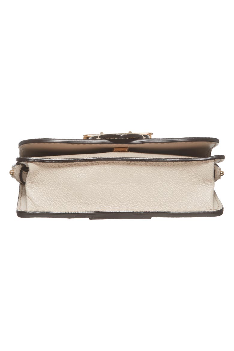 Mini Buckle Leather Bag, Alternate, color, LIMESTONE