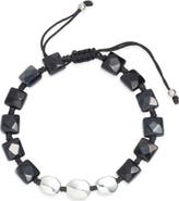 Caputo & Co. Faceted Square Bracelet