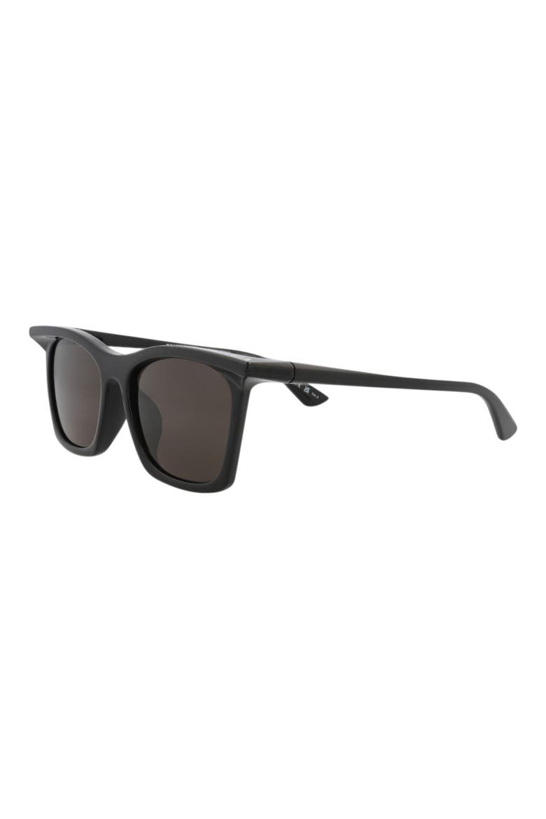 Core 54mm Square Sunglasses, Alternate, color, BLACK BLACK GREY