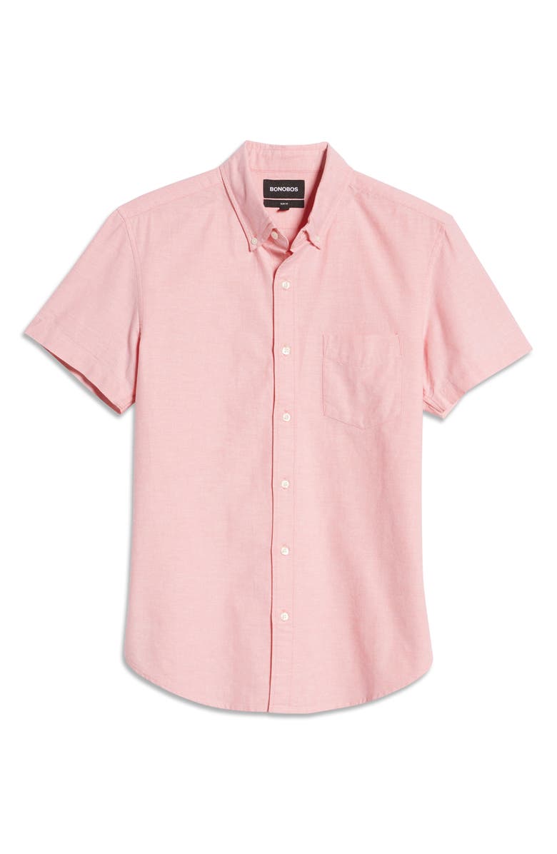Bonobos Short Sleeve Stretch Oxford Button-Down Shirt, Alternate, color,