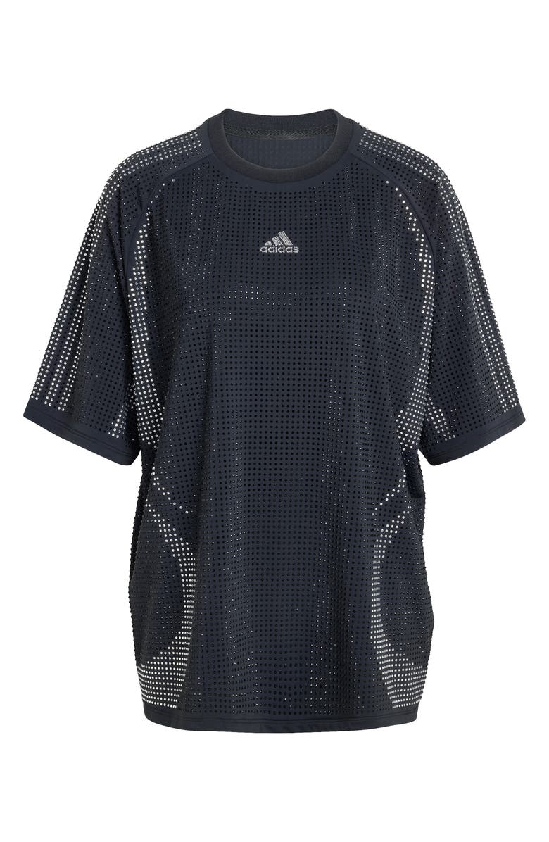 adidas Originals Teamgeist Oversize Rhinestone T-Shirt, Alternate, color,