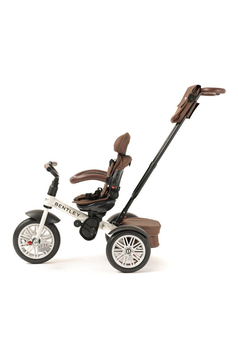 Bentley 6-in-1 Stroller/Trike, Alternate, color, WHITE SATIN W/ CHOCOLATE