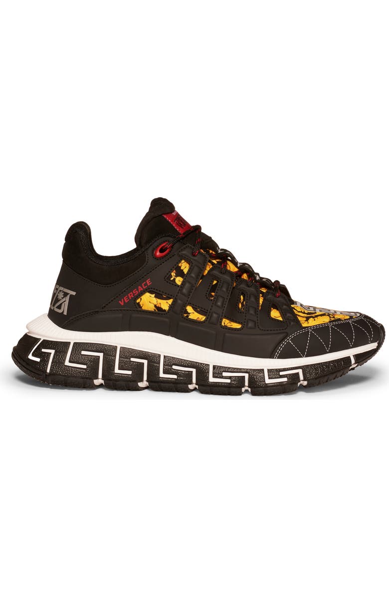 Versace Trigreca Barocco Low Top Sneaker, Alternate, color,