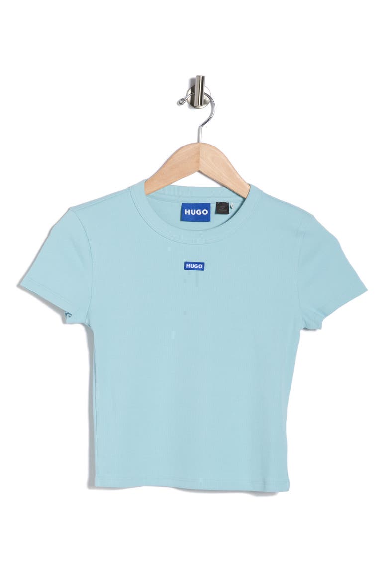 Baby Tee, Alternate, color, OPEN BLUE