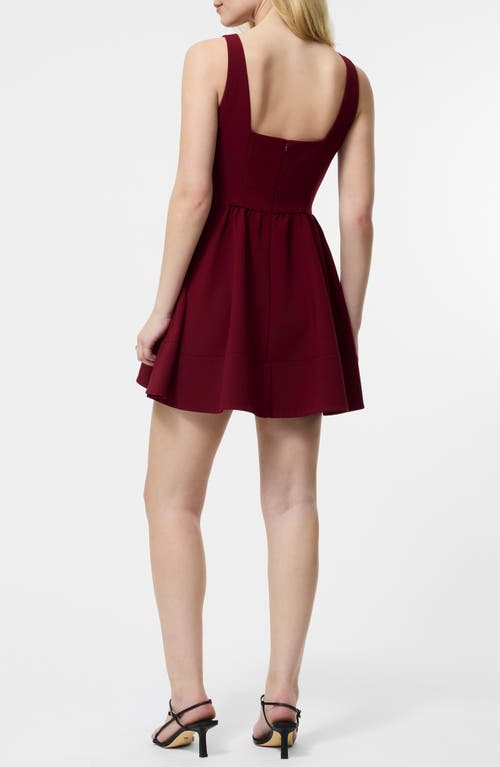 French Connection Azra Sleeveless Twill Minidress In Red