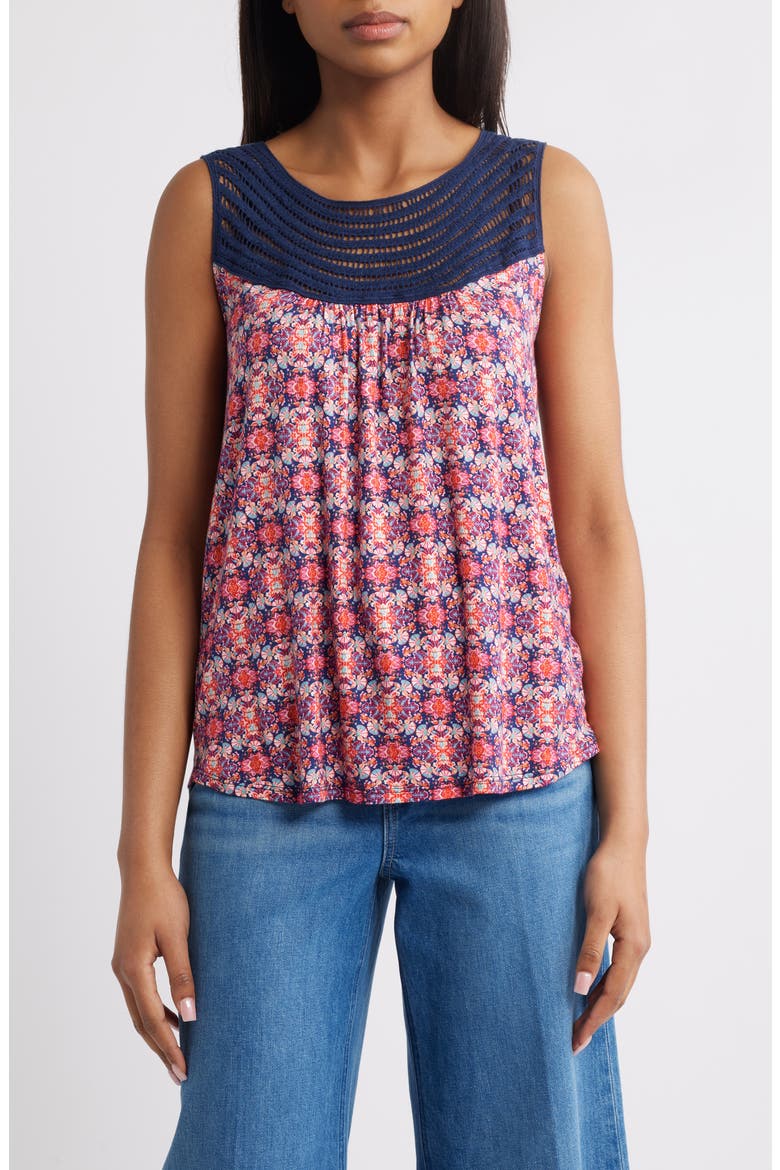 Swing Tank Top, Main, color, FUCHSIA MULTI