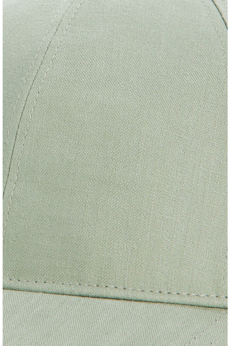 Linen Baseball Cap, Alternate, color, GREEN ICEBERG