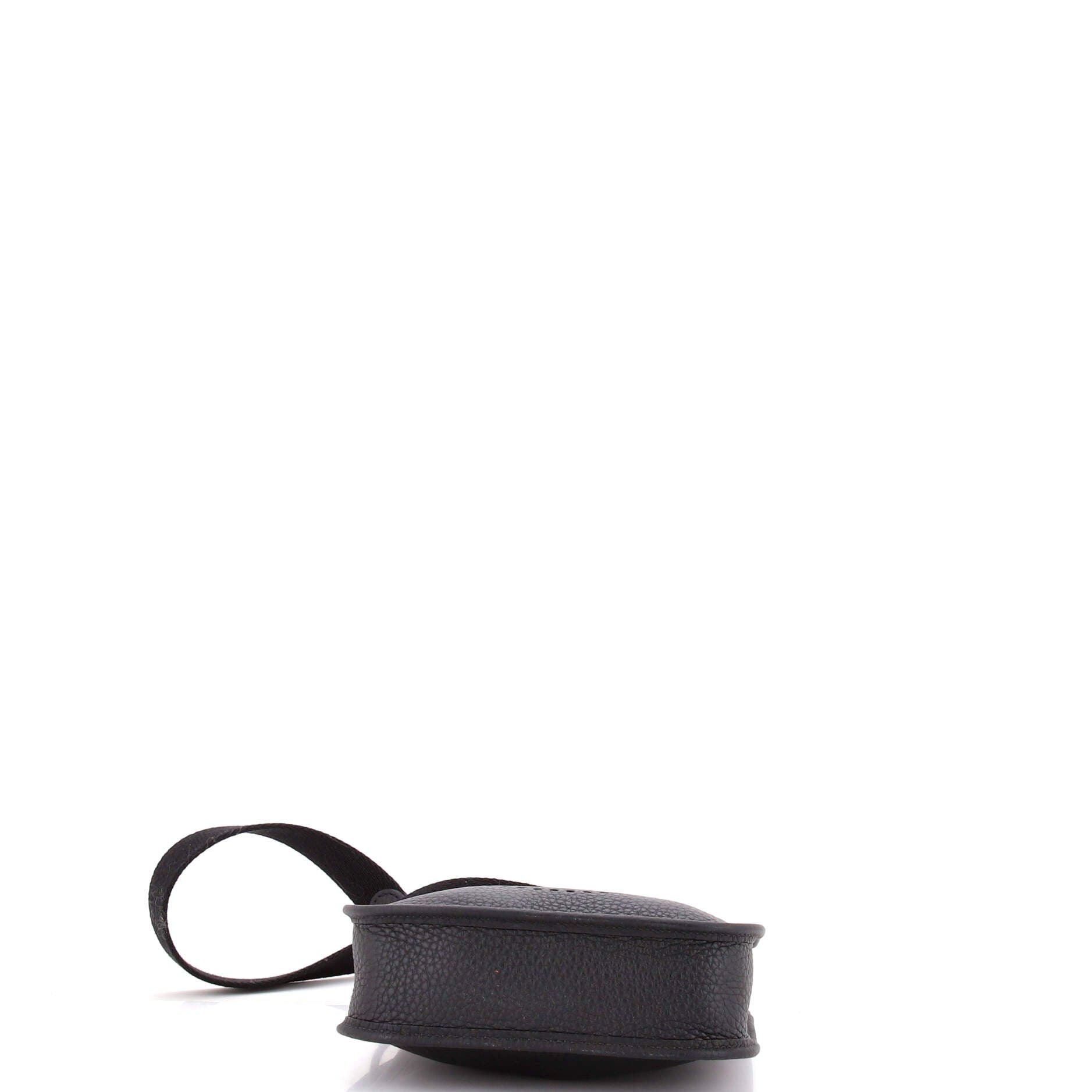 Pre-Owned Hermes Evelyne Bag Gen III Clemence TPM, Alternate, color, Noir