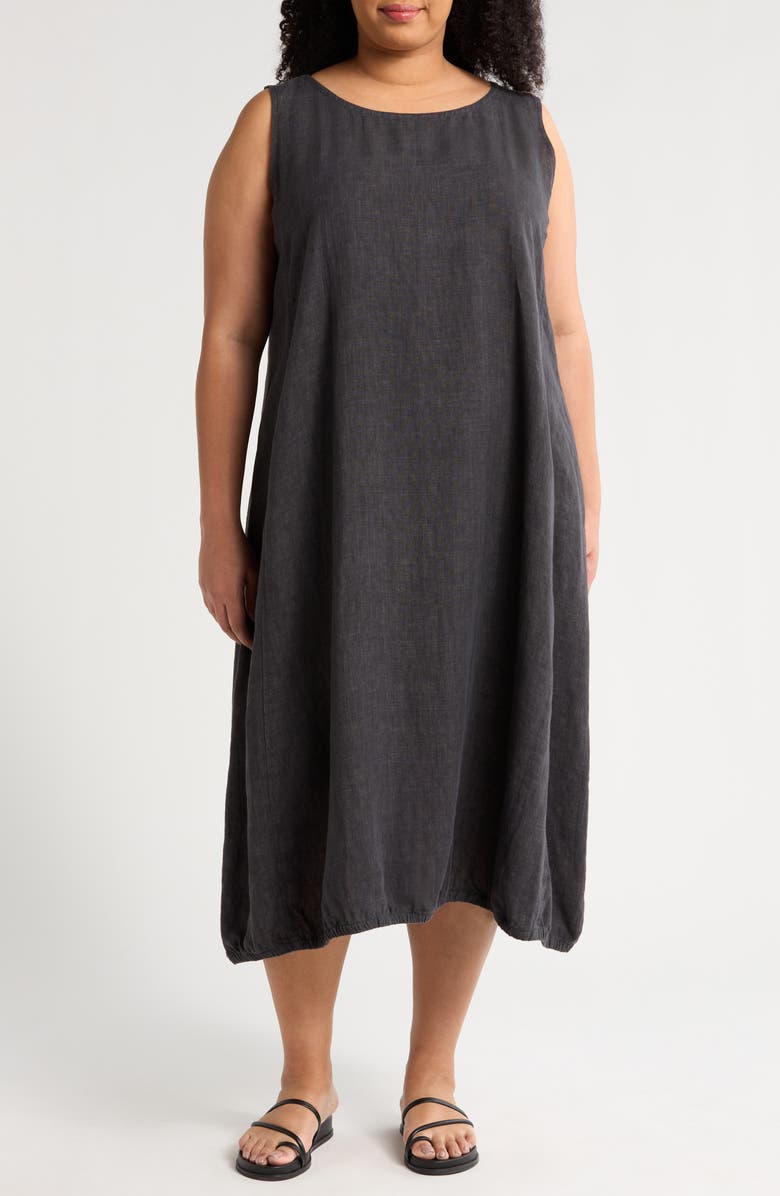 Eileen Fisher Linen Shift Dress, Main, color, 