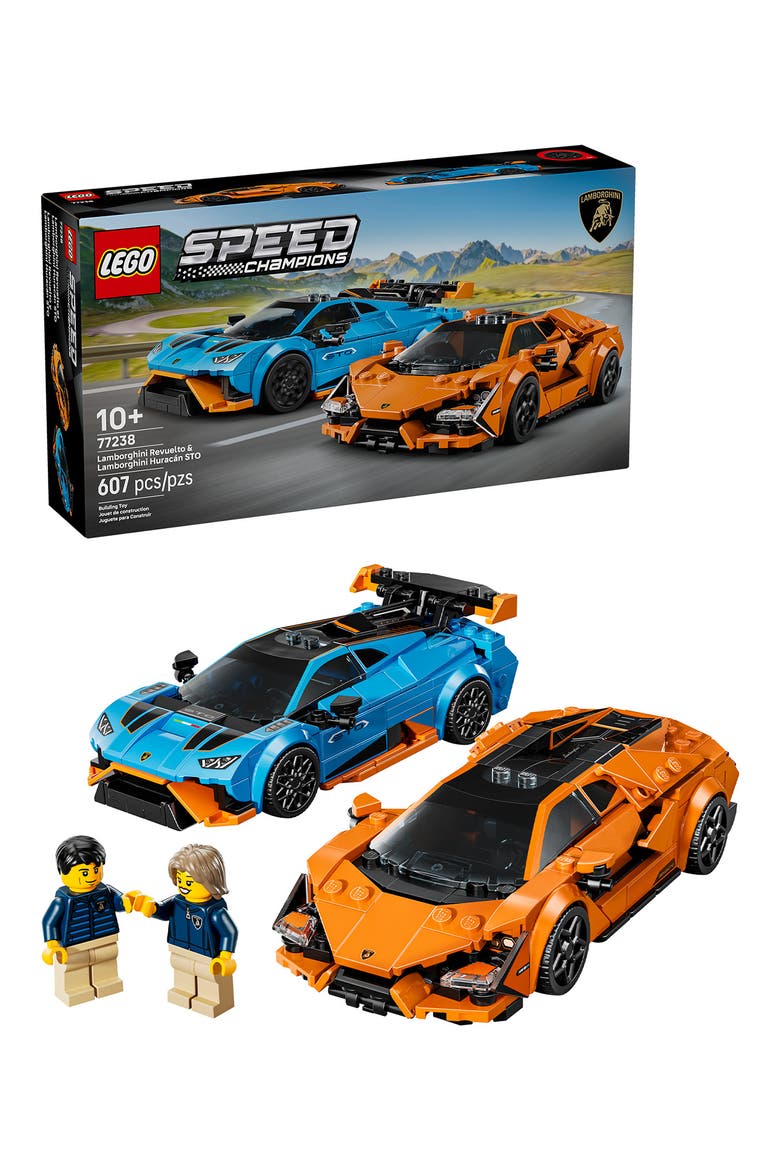 Lamborghini Revuelto & Lamborghini Huracán STO Building Kit 77238, Alternate, color, MULTI