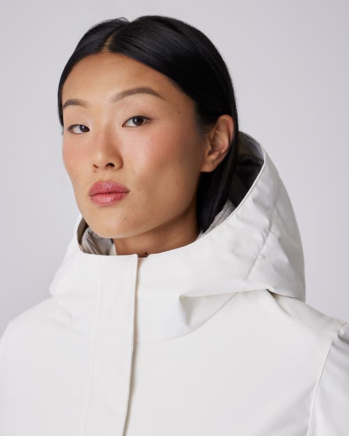 Quartz Co. Fermont | Hooded Down Winter Jacket In Ivory