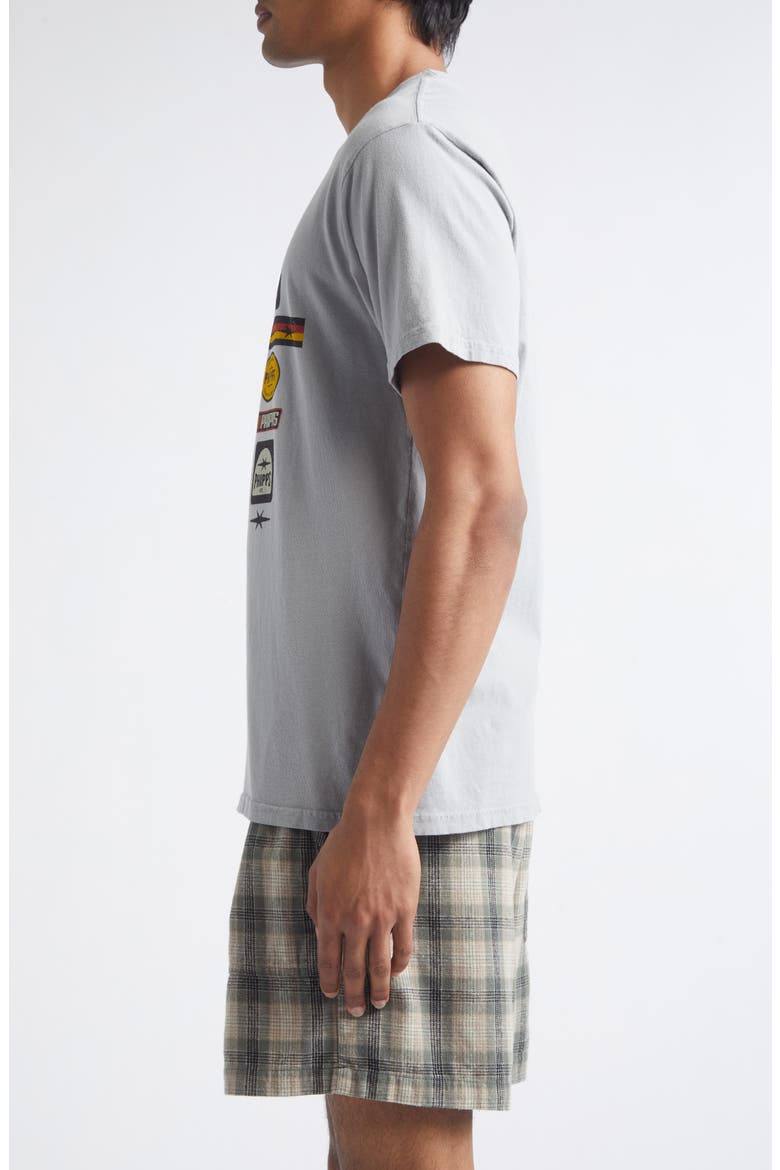 Racing Logo Graphic T-Shirt, Alternate, color, CONCRETE
