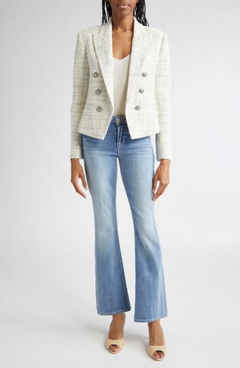 Brooke Double Breasted Tweed Blazer